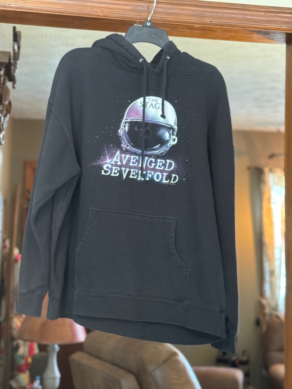 Black Graphic Hoodie - Band Pullover